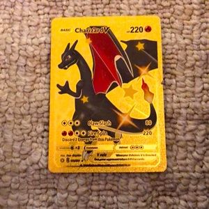 Rare Golden shiny Charizard